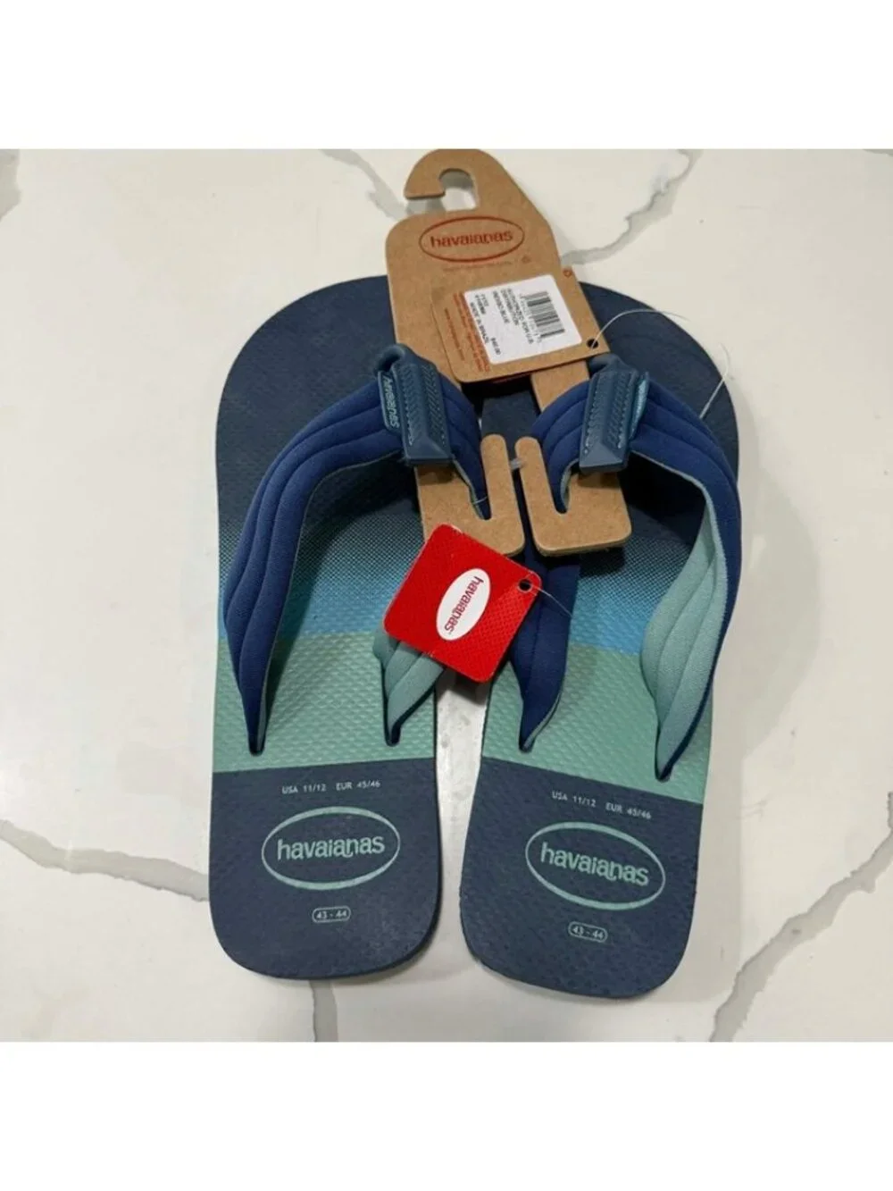 Havaianas Urban Print Men’s Sandals  Indigo Blue Size US 11